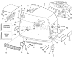 Engine Cover - Evinrude - 200tx, 200cx, 225t, 225p, 225c Engine Cover - Evinrude - 200tx, 200cx, 225t, 225p, 225c