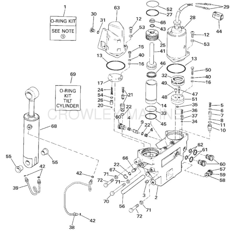 Power Trim/Tilt Hydraulic Assembly