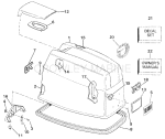 Engine Cover - Evinrude