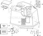 Engine Cover - Johnson-175stl/Ve175sl Only