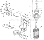 Electric Starter & Solenoid American Bosch 08142-23-Mo30sm