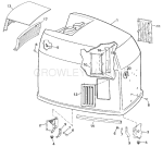 Engine Cover - Johnson - 200 Stl, Ve200sl