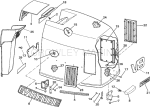 Engine Cover - Evinrude 300 Models Engine Cover - Evinrude 300 Models