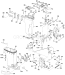 Exhaust Housing & Stern & Swivel Bracket