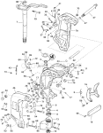 Stern Bracket - Power Trim/Tilt