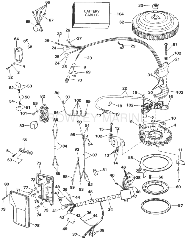 Ignition System - Electric Start Te-Ttl Mdls ("M" Suffix)" >Ignition System - Electric Start Te-Ttl Mdls ("M