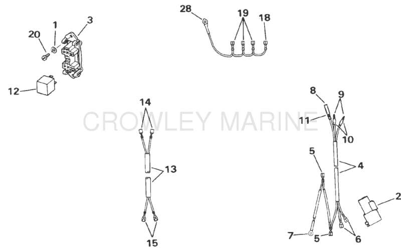 Power Trim/Tilt Electrical "J" Model Number Suffix Only" >Power Trim/Tilt Electrical "J