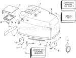 Engine Cover - Johnson 120-140 Models Engine Cover - Johnson 120-140 Models