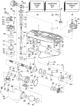 Gearcase - 140tx Std Rotation 120tx & 125esx "F" Suffix" >Gearcase - 140tx Std Rotation 120tx & 125esx "F