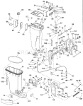 Exhaust Housing & Stern & Swivel Bracket