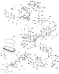 Exhaust Housing & Stern & Swivel Bracket Exhaust Housing & Stern & Swivel Bracket