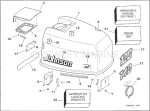 Engine Cover - Johnson 120-140 Models Engine Cover - Johnson 120-140 Models