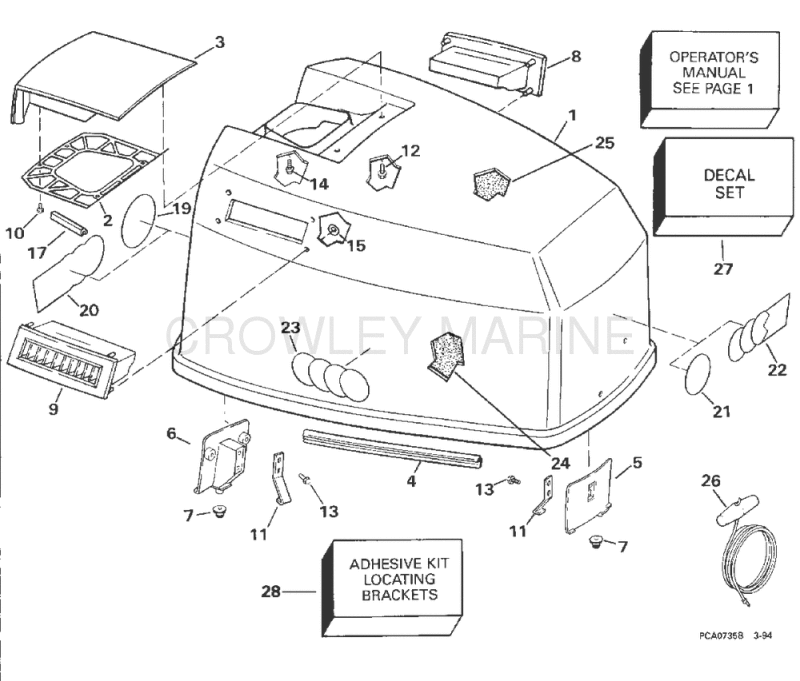 Engine Cover - 125 Esx