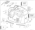 Engine Cover - Evinrude - 200 Stl, 225stl