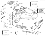 Engine Cover - Evinrude - 200tx, 200cx, 225 Engine Cover - Evinrude - 200tx, 200cx, 225