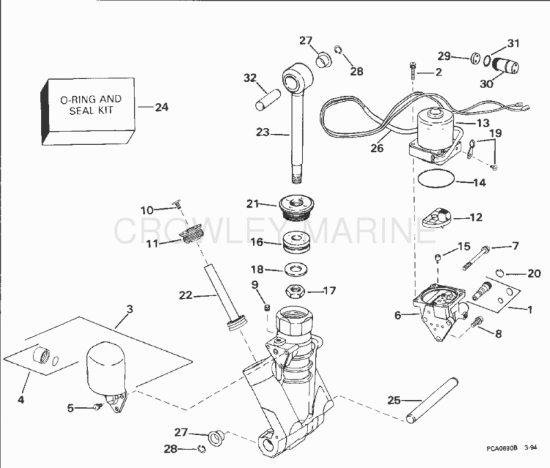 Power Trim/Tilt Hydraulic Assembly