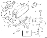 Motor Cover - Johnson/Evinrude & Integral Fuel Tank