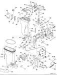 Exhaust Housing & Stern & Swivel Bracket Exhaust Housing & Stern & Swivel Bracket