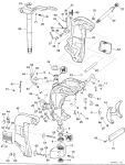 Stern Bracket - Power Trim & Tilt