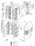 Carburetor & Intake Manifold - 175 H.P.