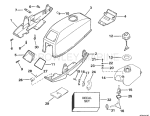 Motor Cover - Johnson/Evinrude & Integral Fuel Tank