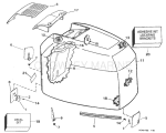 Engine Cover - Evinrude - 200tx, 200sl, 200cx, 225 Engine Cover - Evinrude - 200tx, 200sl, 200cx, 225