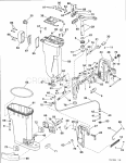 Exhaust Housing & Stern & Swivel Bracket