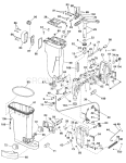 Exhaust Housing & Stern & Swivel Bracket