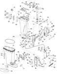 Exhaust Housing & Stern & Swivel Bracket Exhaust Housing & Stern & Swivel Bracket