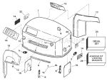 Engine Cover - Evinrude