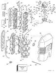 Carburetor & Intake Manifold - 175 H.P. Carburetor & Intake Manifold - 175 H.P.