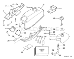 Motor Cover - Johnson/Evinrude & Integral Fuel Tank