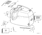Engine Cover -- Johnson -- 200sl, Stl, 225stl, Sl, Gl