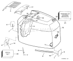 Engine Cover-Johnson-200tl, Tx, Cx, 225tx, Cx, Tz, Cz, Qx, Nx, 250