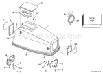 Engine Cover -- Evinrude -- Electric Start Only