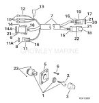 Ignition Switch & Cable -- 40te, 40ttl