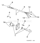 Ignition Switch & Cable -- 9.9