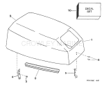 Engine Cover -- Evinrude Engine Cover -- Evinrude
