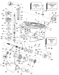 Gearcase -- 90 & 115 El, Gl, Sl Models