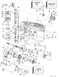 Gearcase -- 90 & 115 Sx Models