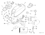 Motor Cover -- Johnson/Evinrude & Integral Fuel Tank