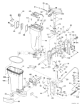 Exhaust Housing & Stern & Swivel Bracket