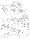 Exaust Housing & Stern & Swivel Bracket