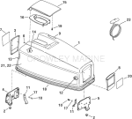 Engine Cover - Electric Start Only Engine Cover - Electric Start Only