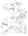 Exhaust Housing & Stern & Swivel Bracket Exhaust Housing & Stern & Swivel Bracket