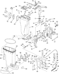 Exhaust Housing & Stern Bracket Exhaust Housing & Stern Bracket