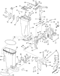 Exhaust Housing & Stern Bracket