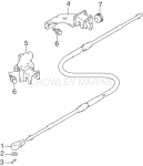 Remote Control Cable Bracket Remote Control Cable Bracket