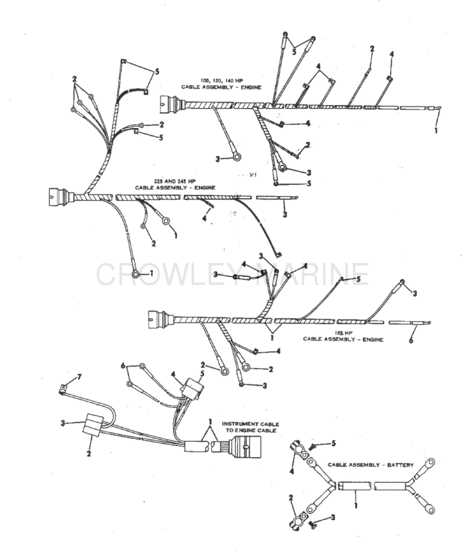 Cable Assembly Group - Battery