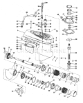 Lower Gearcase Group 100, 120, 140, 165, 225 & 245 Hp